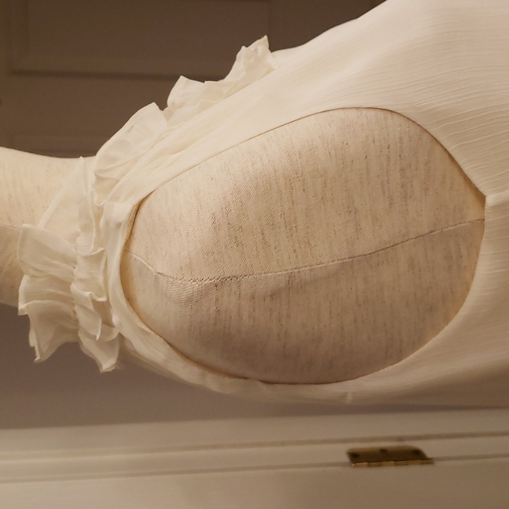 J. Crew Ruffle Collar Cream Cami - Picture 8 of 16